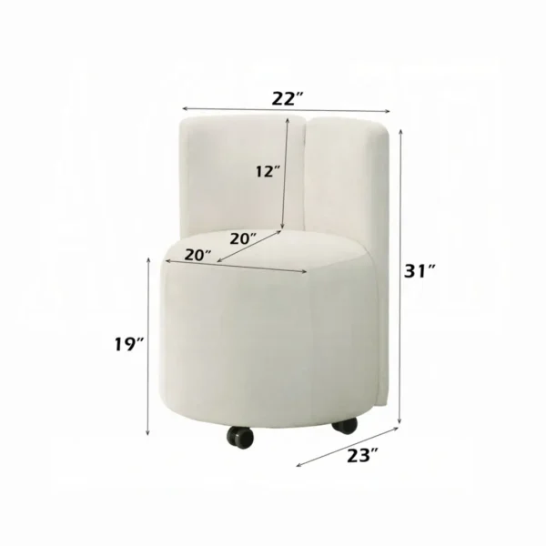 Blayde Swivel Side Chair Set of 2 By ACME - Image 6