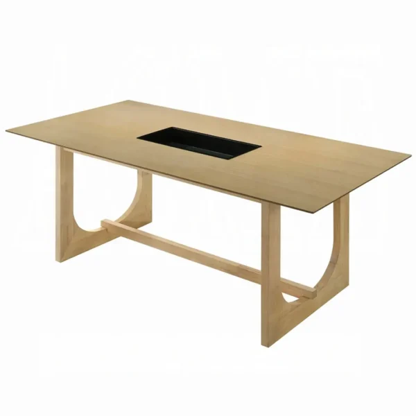 Blayde Natural Wood Dining Table By ACME - Image 4