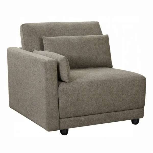 Rylie Brown Linen Modular Chair By ACME - Image 2