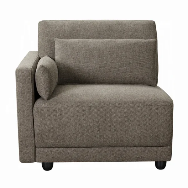 Rylie Brown Linen Modular Chair By ACME - Image 3