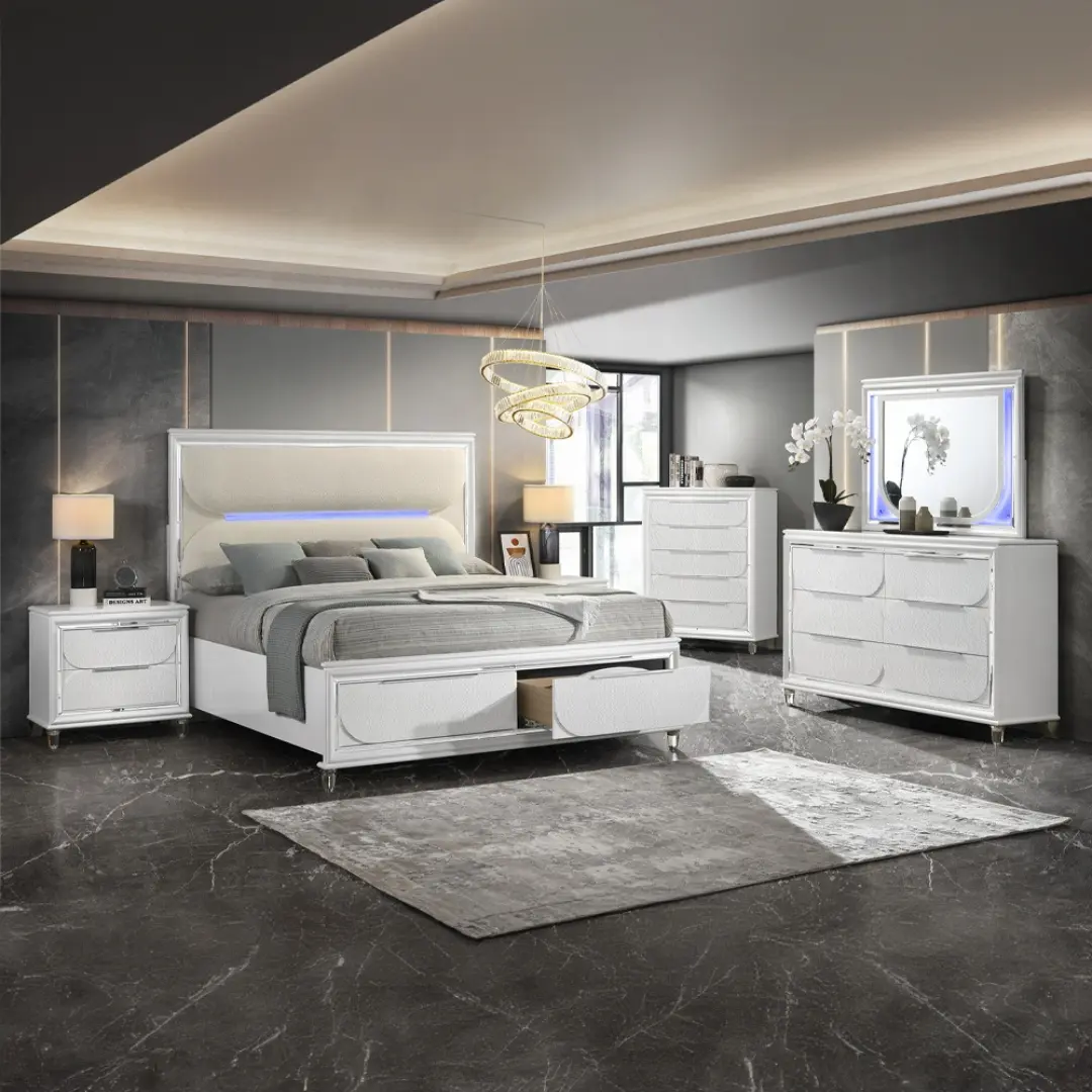 Tarian 4 Piece Queen Bedroom Set By ACME | U-Trade Furniture Tarian 4 Piece Queen Bedroom Set By ACME - Image 1