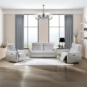 Eastre Gray Sofa Recliner Set By ACME