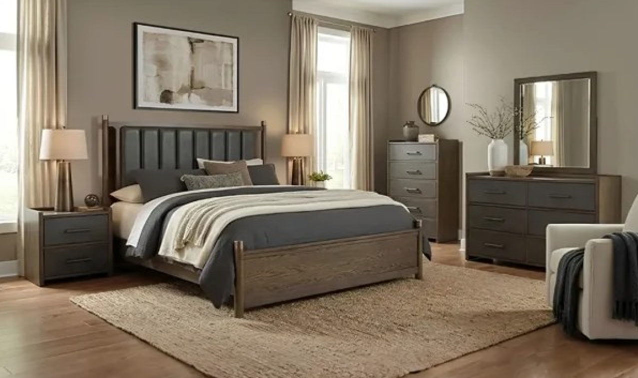 Beds for sale in California – bed in a furnished bedroom