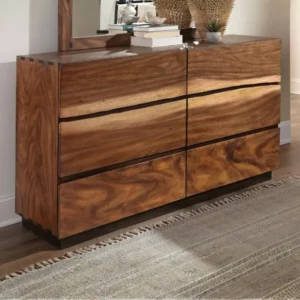 Winslow 6 Drawer Mahogany Wood Dresser By Coaster Furniture