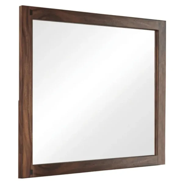 Winslow Smokey Walnut Dresser Mirror By Coaster Furniture - Image 2