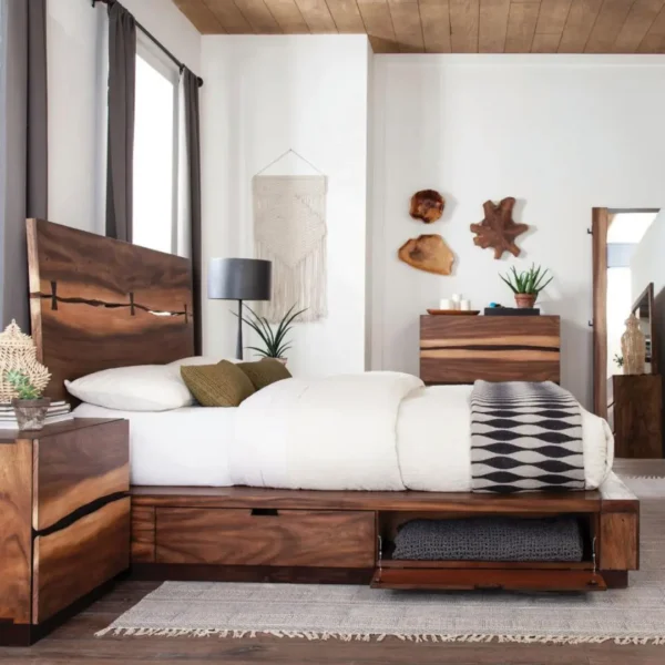 Winslow Wooden Platform Bed Frame By Coaster Furniture - Image 5