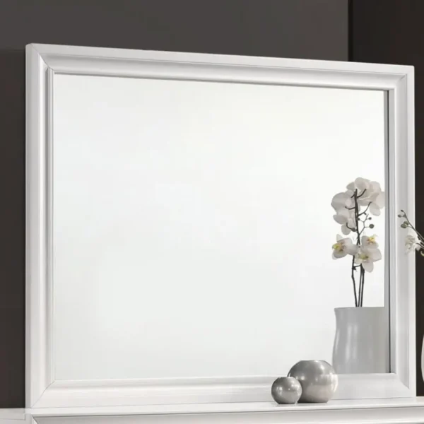 Barzini Bedroom Furniture Set White By Coaster Furniture - Image 6