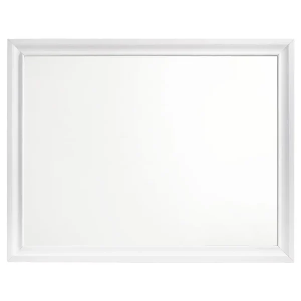 Barzini White Mirror Dresser for Bedroom By Coaster Furniture - Image 3