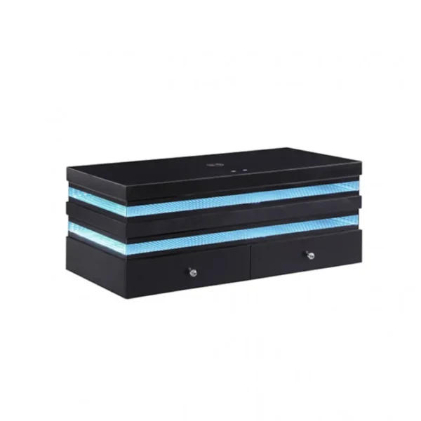 Maloy Black Modern Coffee Table by Furniture of America - Image 2