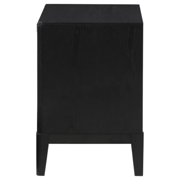 Brookmead Black Nightstand with Drawers By Coaster Furniture - Image 5