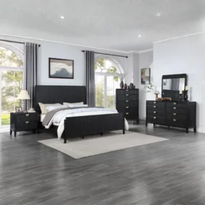 Brookmead 5 Piece Bedroom Set Black By Coaster Furniture