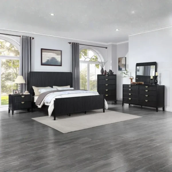 Brookmead Black Nightstand with Drawers By Coaster Furniture - Image 10