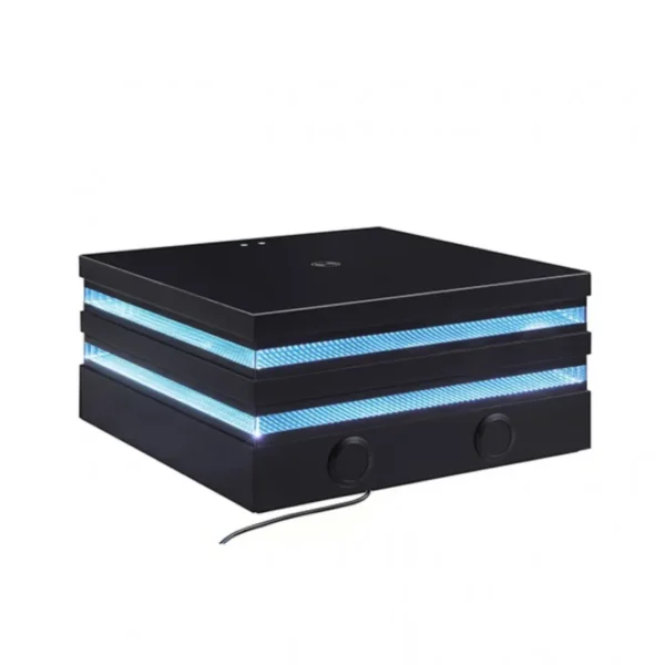 Maloy Square Black Coffee Table by Furniture of America - Image 2