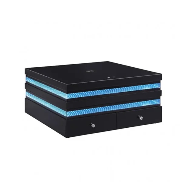 Maloy Square Black Coffee Table by Furniture of America - Image 3