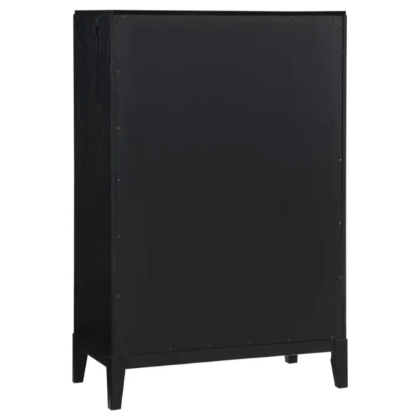 Brookmead 5 Drawer Black Chest By Coaster Furniture - Image 5