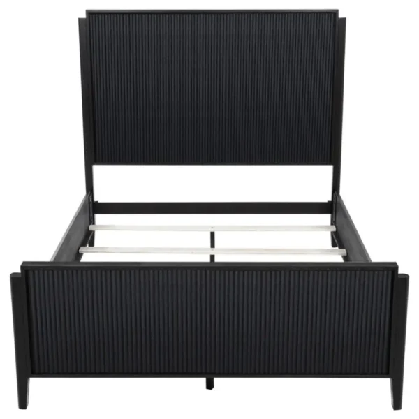 Brookmead Black Wood Bed By Coaster Furniture - Image 2