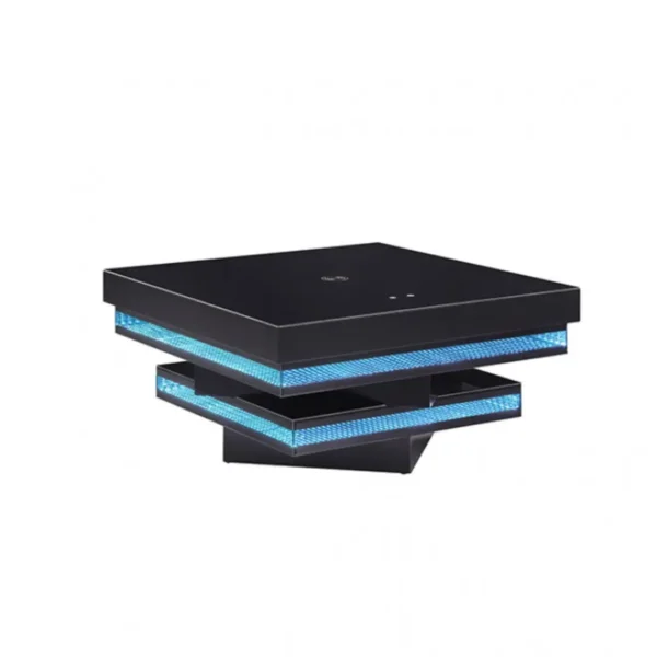 Anwar Contemporary Black Coffee Table by Furniture of America - Image 2