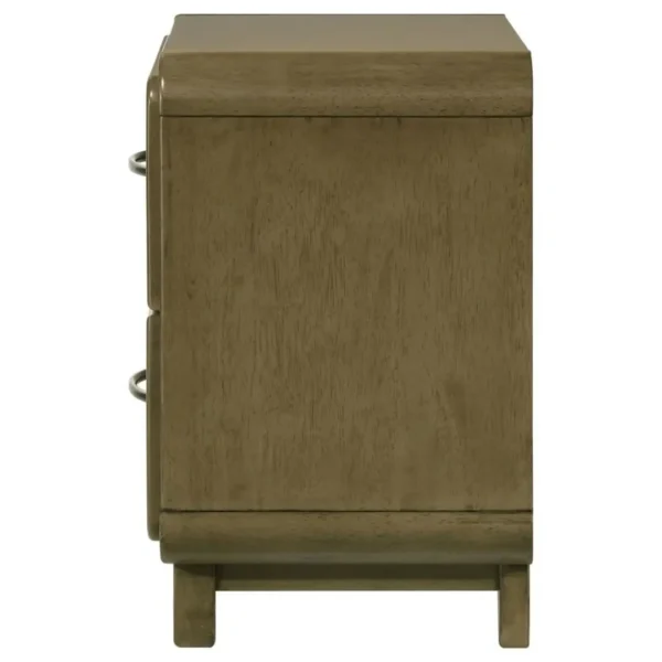 Amsbury 2 Drawer Nightstand Nutmeg By Coaster Furniture - Image 4