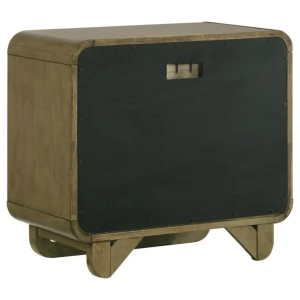 Amsbury 2 Drawer Nightstand Nutmeg By Coaster Furniture - Image 5