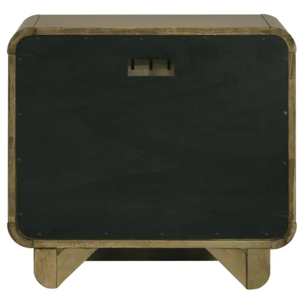Amsbury 2 Drawer Nightstand Nutmeg By Coaster Furniture - Image 6