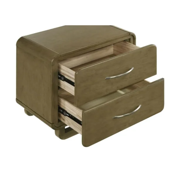 Amsbury 2 Drawer Nightstand Nutmeg By Coaster Furniture - Image 7