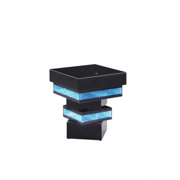 Anwar Black Wood End Table by Furniture of America - Image 2
