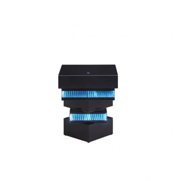 Anwar Black Wood End Table by Furniture of America - Image 3
