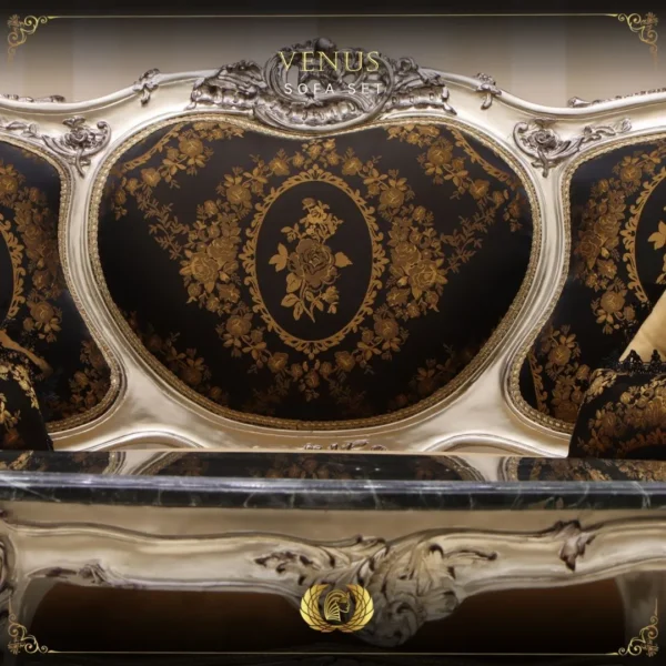 4Pcs Handmade Champaign Venus Sofa Set - Image 3