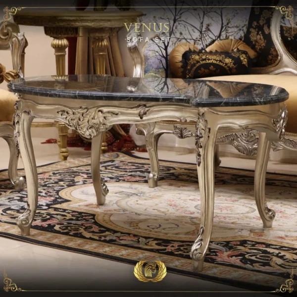 4Pcs Handmade Champaign Venus Sofa Set - Image 4