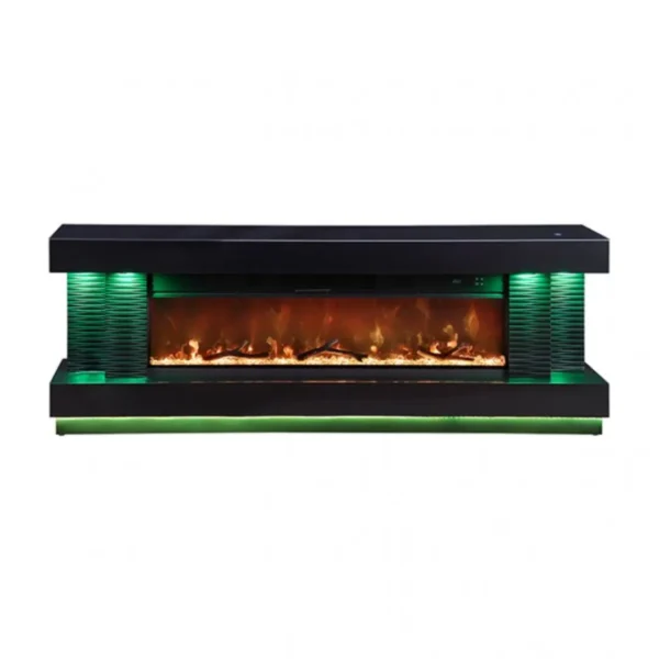 Perseux Fireplace Console TV Stand by Furniture of America - Image 2