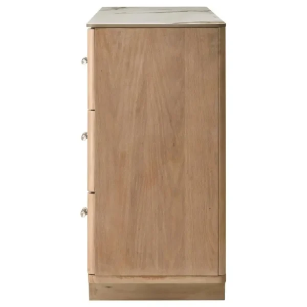 Leanne Sinter Stone Top Light Oak Dresser By Coaster Furniture - Image 4