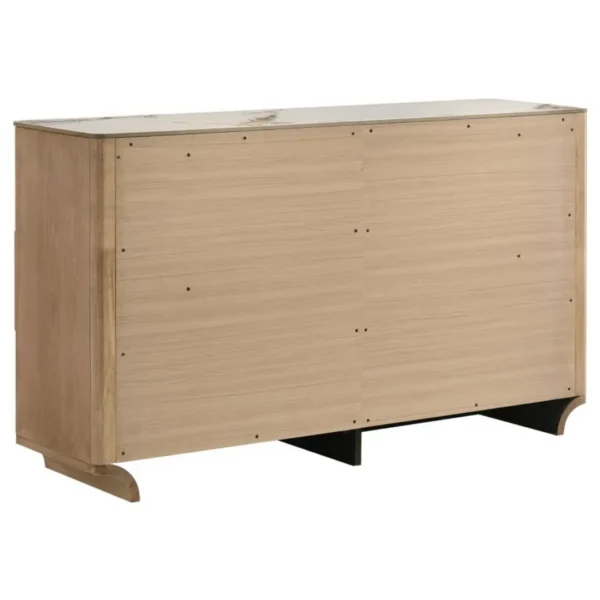 Leanne Sinter Stone Top Light Oak Dresser By Coaster Furniture - Image 5