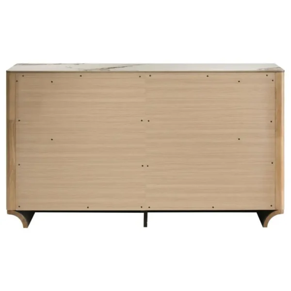 Leanne Sinter Stone Top Light Oak Dresser By Coaster Furniture - Image 6