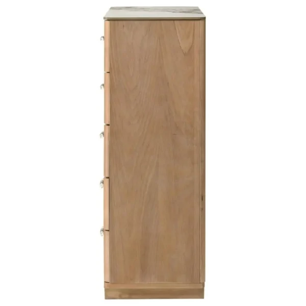 Leanne Light Oak Chest of Drawers By Coaster Furniture - Image 3