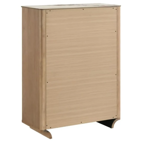 Leanne Light Oak Chest of Drawers By Coaster Furniture - Image 4