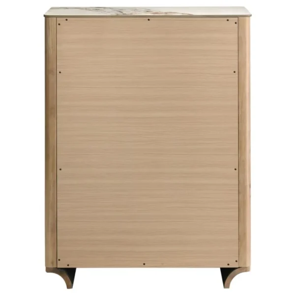 Leanne Light Oak Chest of Drawers By Coaster Furniture - Image 6