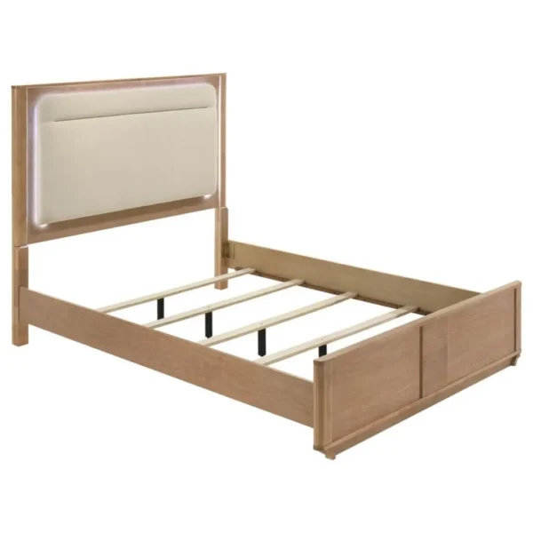Leanne Contemporary Solid Wood Bed By Coaster Furniture - Image 6