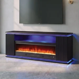 Medea TV Stand Console with Heater by Furniture of America