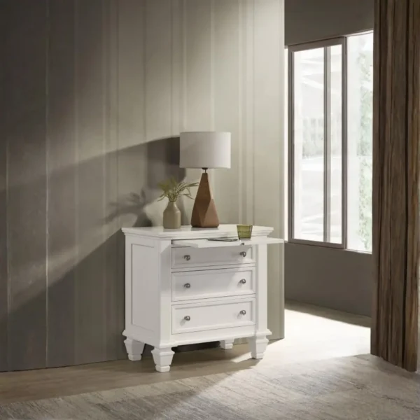 Sandy Beach Solid Wood Bedroom Furniture Set By Coaster Furniture - Image 3