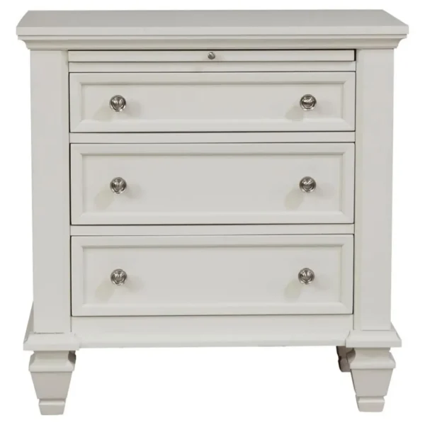 Sandy Beach Cream White Nightstand By Coaster Furniture - Image 2