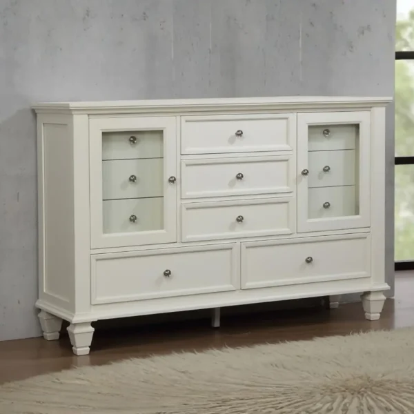 Sandy Beach Solid Wood Bedroom Furniture Set By Coaster Furniture - Image 5