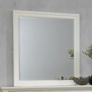 Sandy Beach Cream White Dresser Mirror By Coaster Furniture