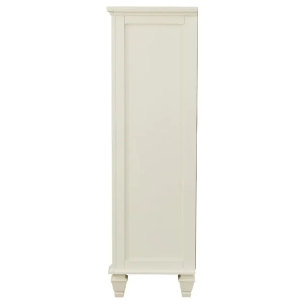 Sandy Beach Cream White Bedroom Chest By Coaster Furniture - Image 4