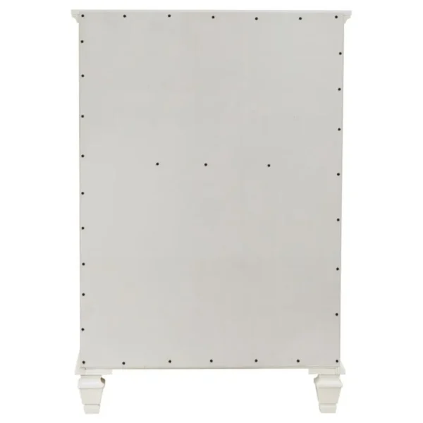 Sandy Beach Cream White Bedroom Chest By Coaster Furniture - Image 6