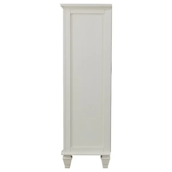 Sandy Beach Cream White Bedroom Chest By Coaster Furniture - Image 12