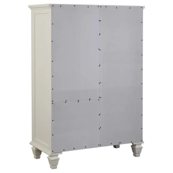Sandy Beach Cream White Bedroom Chest By Coaster Furniture - Image 14
