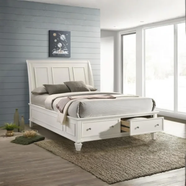 Sandy Beach Solid Wood Bedroom Furniture Set By Coaster Furniture - Image 2