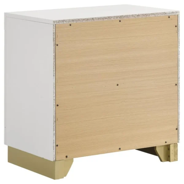 Caraway Contemporary 2 Drawer Nightstand By Coaster Furniture - Image 5