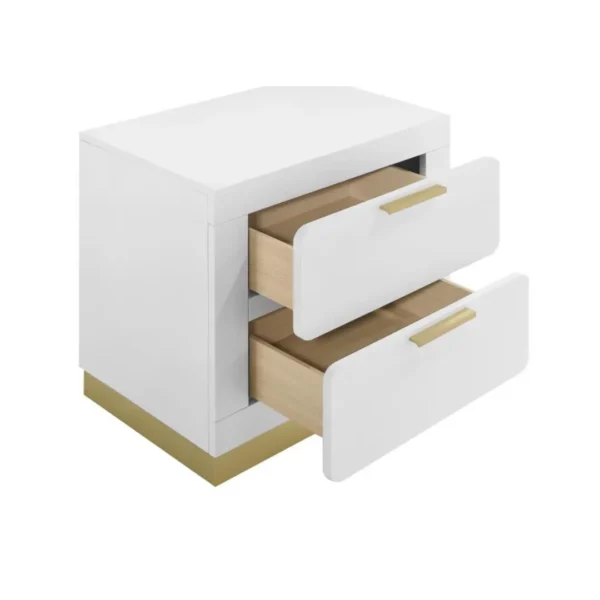 Caraway Contemporary 2 Drawer Nightstand By Coaster Furniture - Image 7