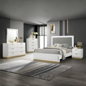 Caraway Contemporary 5 Piece Bedroom Set By Coaster Furniture